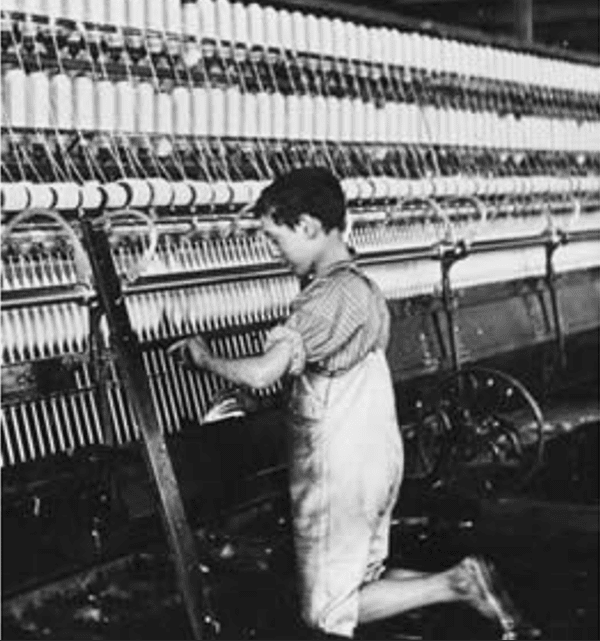 A historical illustration of an industrial mill in the Liverpool region.